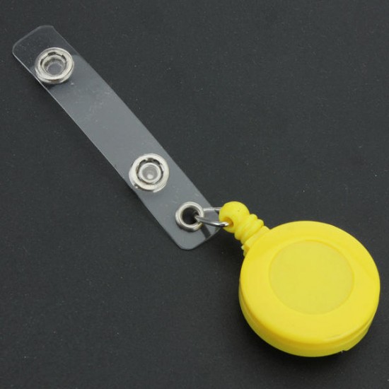 Retractable Card Key Holder Tag Reels Badge Plastic Belt Clip