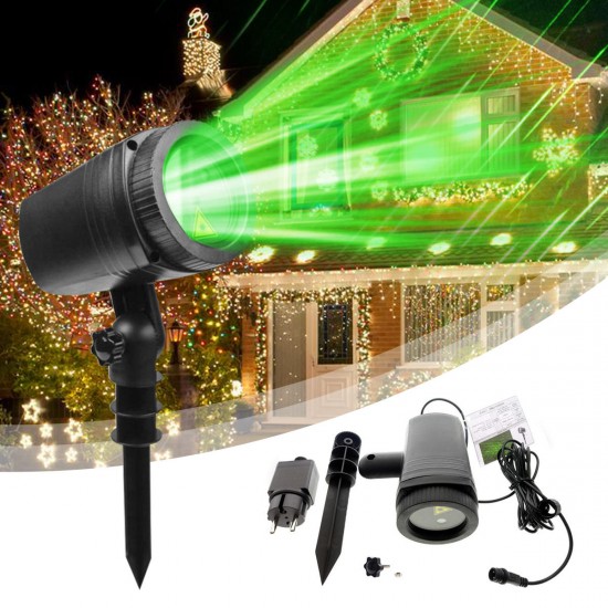 100-240V Outdoor Moving Laser Projector LED Light Waterproof Lawn Garden Lantern Christma Lamp