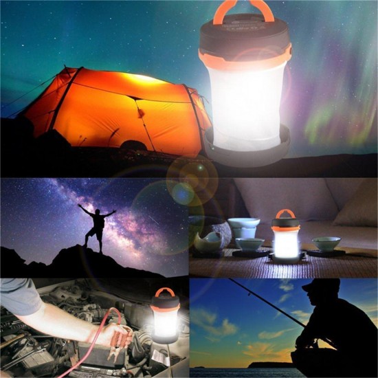 100LM Portable Waterproof LED Camping Tent Light Outdoor Emergency Lantern Battery Flashlight Lamp