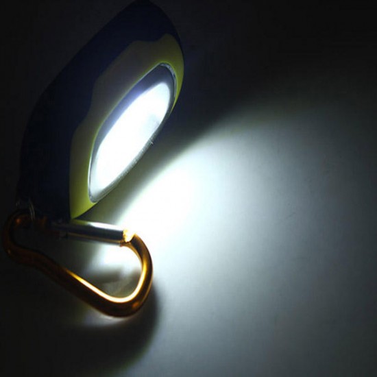 Portable Magnetic Key Chain Flashlight Torch COB LED Working Light Lamp Camping Lantern