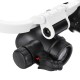 23X Binocular Eyepiece Magnifier Magnifying Glasses Jeweler Watch Repair Kit Adjustable LED Light