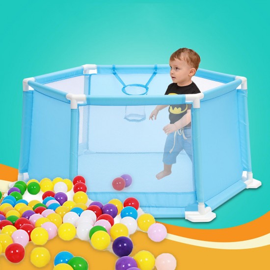 110CM Baby Playpen Baby Toys Tent Ocean Plastic Ball Pool Safety Protection Yard With 50 Pcs Balls