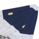 120 x 120 x 160cm Children Game Tent Foldable White and Blue Ribbon Pattern Teepee 120 x 120 x 160cm Children Game Tent Foldable White and Blue Ribbon Pattern Teepee