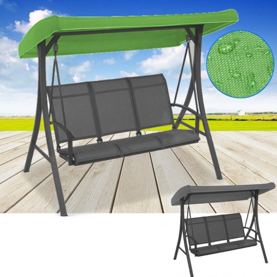 191x120x23cm Canopy Waterproofed Swing Chair Tent Sunshade Camping Swing Roof Replacement Fabric 191x120x23cm Canopy Waterproofed Swing Chair Tent Sunshade Camping Swing Roof Replacement Fabric