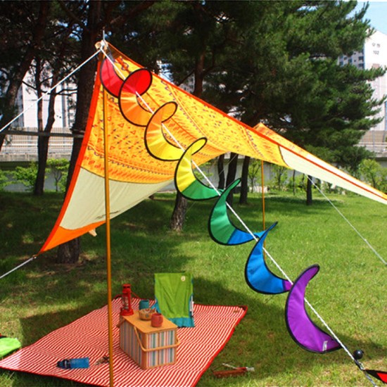 IPRee™ Colorful Flower Windmill Twister Spinner Camping Tent Festival Yard Garden Decoration