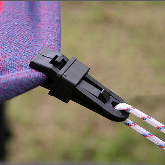 Outdoor Tent Awning Canopy Windshield Plastic Clip Buckle Wind Rope Fixing Accessories