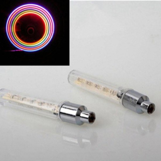 2 PCS 5 LED 8 Flashing Bicycle Valve Light Bike Wheel Light 2 PCS 5 LED 8 Flashing Bicycle Valve Light Bike Wheel Light