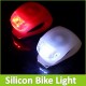 2PCS Red Bicycle Bike Light Waterproof Silicone LED Flashlight 2PCS Red Bicycle Bike Light Waterproof Silicone LED Flashlight