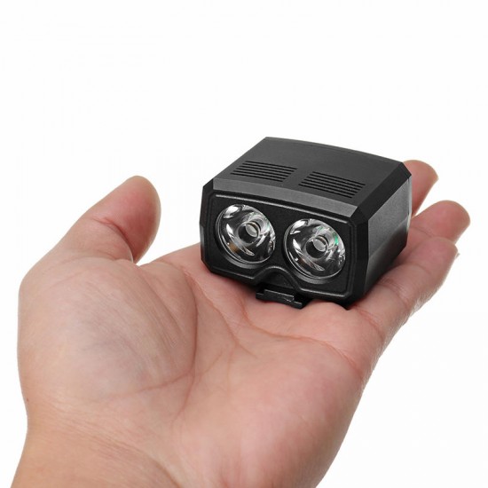 2Pcs XANES DL05 1000LM 2XPE LED 1200mAh Battery 5-Mode IP65 Waterproof Mini Bicycle Head Light Power Display 360 Degree Rotation 2Pcs XANES DL05 1000LM 2XPE LED 1200mAh Battery 5-Mode IP65 Waterproof Mini Bicycle Head Light Power Display 360 Degree Rotation
