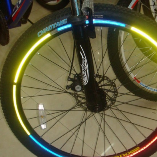 10 X Bike Bicycle Wheel Rims Reflective Stickers Luminous