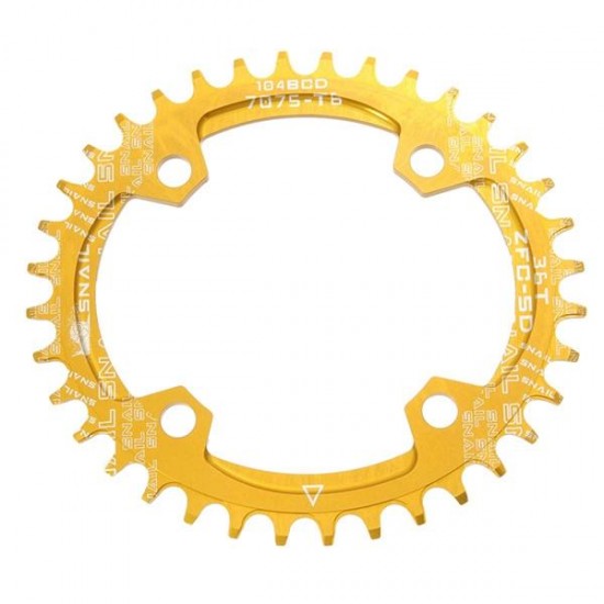 104mm Bike Bicycle Narrow Wide Single Speed Oval Circle Chainring 36T