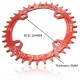 104mm Bike Bicycle Narrow Wide Single Speed Oval Circle Chainring 36T