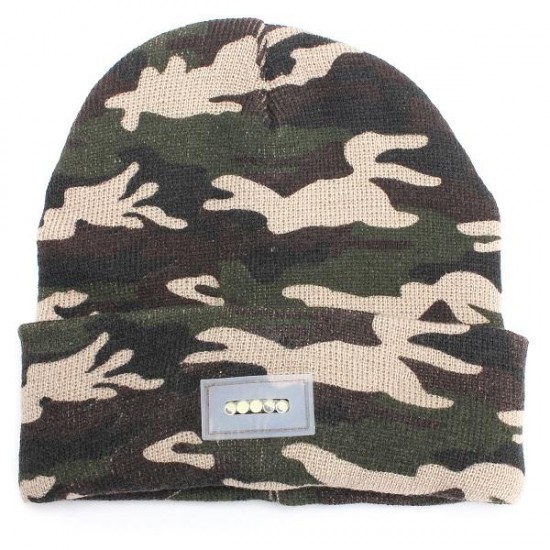 5 LED Bright Lighted Cap Winter Warm Beanie Angling Cycling Hunting Camping Knitted Hat 5 LED Bright Lighted Cap Winter Warm Beanie Angling Cycling Hunting Camping Knitted Hat