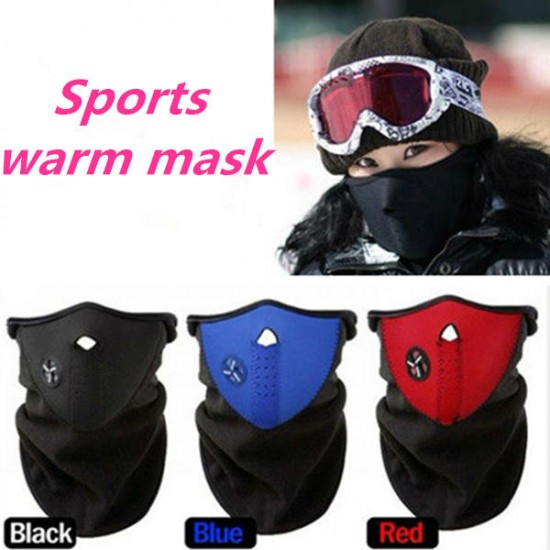 Bicycle Bike Winter Snowboard Ski Neck Warm Face Mask Veil Guard