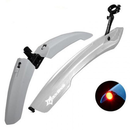 ROCKBROS MTB Mountain Bike Fenders Front Rear Light Rear Cycling Quick Release Mudguard Fender Set ROCKBROS MTB Mountain Bike Fenders Front Rear Light Rear Cycling Quick Release Mudguard Fender Set