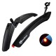 ROCKBROS MTB Mountain Bike Fenders Front Rear Light Rear Cycling Quick Release Mudguard Fender Set ROCKBROS MTB Mountain Bike Fenders Front Rear Light Rear Cycling Quick Release Mudguard Fender Set