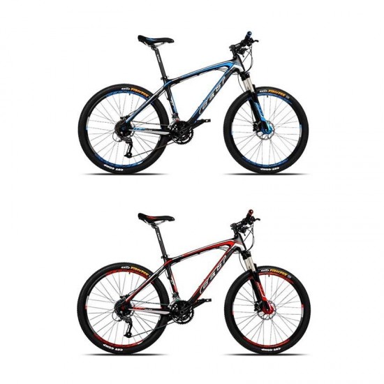 26 Inch Mountain Bike Bicycle Carbon Fiber Frame Bike 27 Speed Light Weight Bicycle