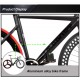 700C Racing Bike Bicycle Aluminum Alloy Frame Fixed Gear Fixed Cog Back Riding Track Bike
