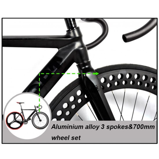 700C Racing Bike Bicycle Aluminum Alloy Frame Fixed Gear Fixed Cog Back Riding Track Bike 700C Racing Bike Bicycle Aluminum Alloy Frame Fixed Gear Fixed Cog Back Riding Track Bike