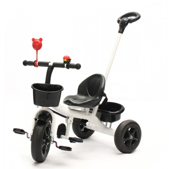 BIKIGHT 3 Wheels Kids Ride On Tricycle Bike Children Ride Toddler Balance With Umbrella Baby Mini Bike Safety Handle Push