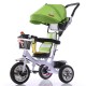 BIKIGHT Kids Tricycle Bike Children 3 Wheels With Shade Toddler Balance Protection Baby Cholley Mini Bike Safety