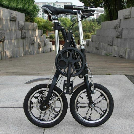 Folding Bike Mini Bicycle 14 Inch Wheel Ultralight Speed Bicycle