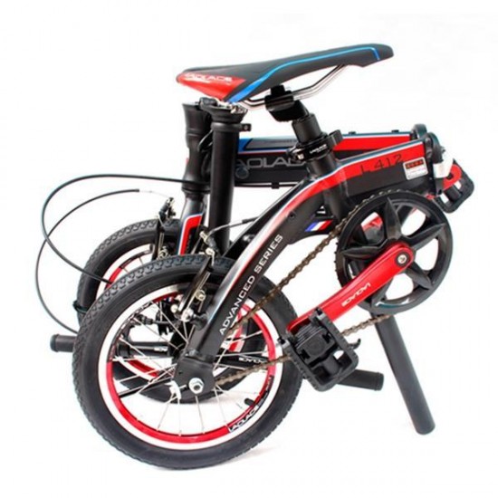 LAPLACE L412 14inch Folding Bike Mini Folding Bicycle Bike V Brake Aluminum Alloy Material