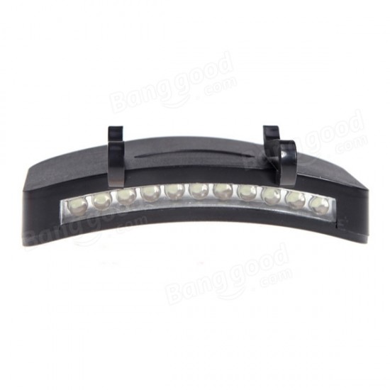 11 LED Clip-On Cap Light Lamp Hiking Camping Fishing Outdoor Cap Lights
