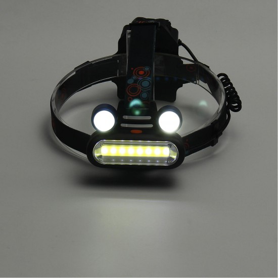 1500LM T6 COB LED Headlamp Outdoor Bike Hiking Camping Flashlight Emergency Lantern