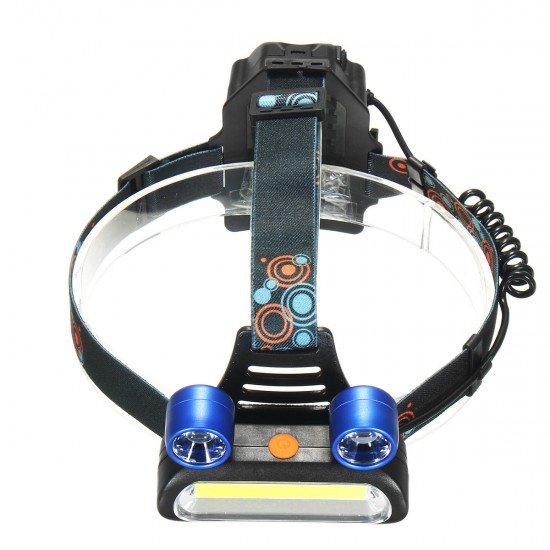 1500LM T6 COB LED Headlamp Outdoor Bike Hiking Camping Flashlight Emergency Lantern