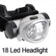 18 LED Headlamp Head Light Torch Lamp Hiking Flashlight 18 LED Headlamp Head Light Torch Lamp Hiking Flashlight
