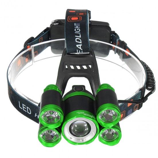 2000LM T6 LED Bike Headlamp 18650 Batteries USB 4 Modes Flashlight Cycling Camping Climbing Emergency Light