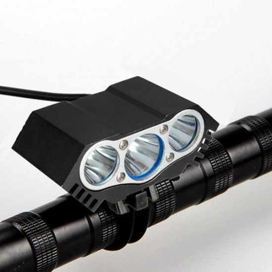 3 x T6 LED Headlight Front Bike Bicycle HeadLamp Head Light 3 x T6 LED Headlight Front Bike Bicycle HeadLamp Head Light