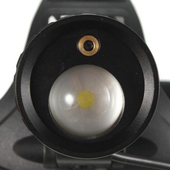 4 Mode LED Zoomable Headlight Headlamp White And Red Laser Light Use 2x 18650 batteries 4 Mode LED Zoomable Headlight Headlamp White And Red Laser Light Use 2x 18650 batteries