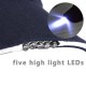 Adjustable Bicycle 5 LED Light Cap Battery Powered Hat Outdoor Baseball Cap Adjustable Bicycle 5 LED Light Cap Battery Powered Hat Outdoor Baseball Cap