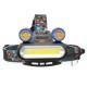 BIKIGHT 1300LM 2T6 COB LED 4 Modes Headlamp Life Waterproof USB Rechargeable BIKIGHT 1300LM 2T6 COB LED 4 Modes Headlamp Life Waterproof USB Rechargeable