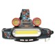 BIKIGHT 1300LM 2T6 COB LED 4 Modes Headlamp Life Waterproof USB Rechargeable BIKIGHT 1300LM 2T6 COB LED 4 Modes Headlamp Life Waterproof USB Rechargeable