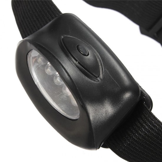 BIKIGHT 5 LED 7 Modes Waterproof Headlamp For Fishing Walking Camping Reading Hiking Led Light