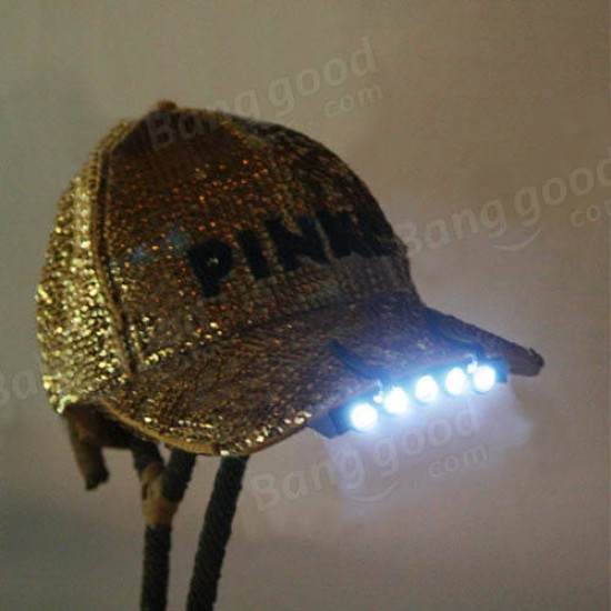 Bike Bicycle 5 LED Cap Light Hat Light Bike Bicycle 5 LED Cap Light Hat Light