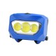 XANES® BL-933 600LM 3xCOB LED 2 Modes Bicycle Head Light USB Charging Waterproof Headlamp