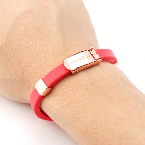 ANTI STATIC Titanium Ionic Magnetic Bracelet Silicone Wristband Strap Adjustable ANTI STATIC Titanium Ionic Magnetic Bracelet Silicone Wristband Strap Adjustable