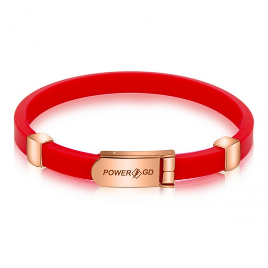 ANTI STATIC Titanium Ionic Magnetic Bracelet Silicone Wristband Strap Adjustable ANTI STATIC Titanium Ionic Magnetic Bracelet Silicone Wristband Strap Adjustable