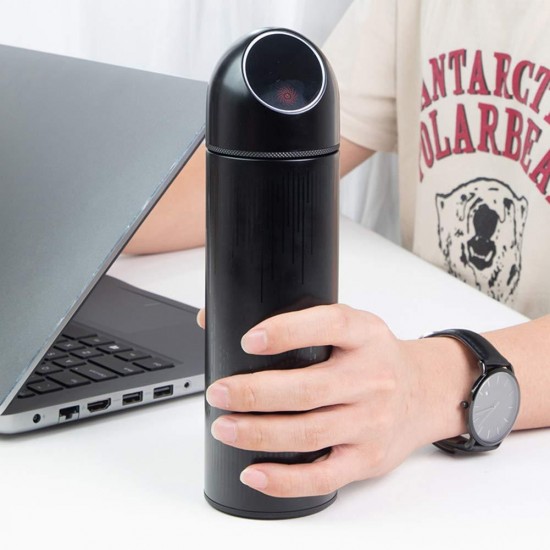 BIKIGHT 500ml Stainless Steel Water Bottle LED Temperature Display Insulation Cup Smart Touch Car Cup BIKIGHT 500ml Stainless Steel Water Bottle LED Temperature Display Insulation Cup Smart Touch Car Cup