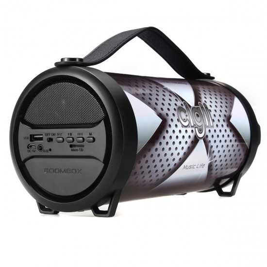 BIKIGHT 87.5-108MHz Portable Wireless bluetooth Speaker Stereo Bass Subwoofer HiFi FM/TF/USB/AUX BIKIGHT 87.5-108MHz Portable Wireless bluetooth Speaker Stereo Bass Subwoofer HiFi FM/TF/USB/AUX