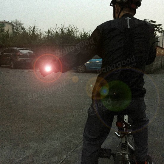 BIKIGHT Gravity Sensor Turn Signal Bike Gloves LED Light Automatic Induction Warning for Cycling Running