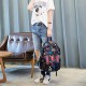 BIKIGHT Men Smart Sound Control Noctilucent Backpack USB Charge Laptop Travel School Bag