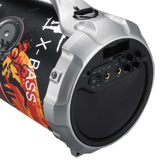 BIKIGHT Wireless bluetooth Speaker Stereo Bass Subwoofer Cycling Portable Karaoke DJ System