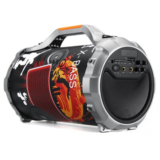 BIKIGHT Wireless bluetooth Speaker Stereo Bass Subwoofer Cycling Portable Karaoke DJ System