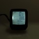 BOGEER YT-833 Large Screen Backlight Waterproof Bicycle Computer Speedometer Stopwatch Calendar Black
