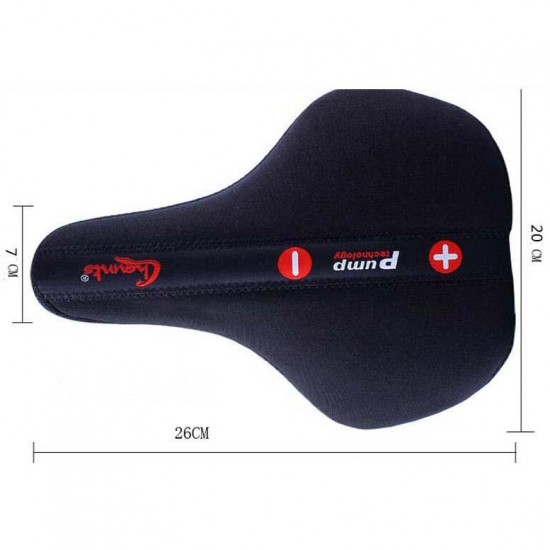 Chaunts Inflatable Soft Cushion Mountain Bike Comfortable Overstuffed Saddle Cushion Adjustable Seat